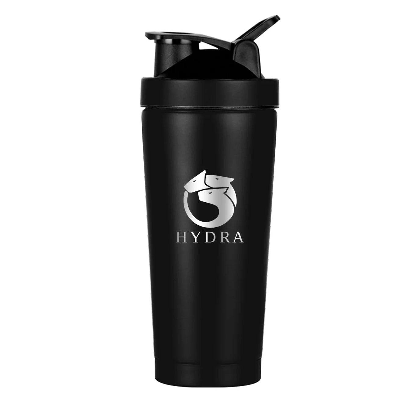 Premium Hydra Shakers- 750ml Stainless Steel Shaker Black