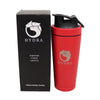 Premium Hydra Shakers- 750ml Stainless Steel Shaker Red